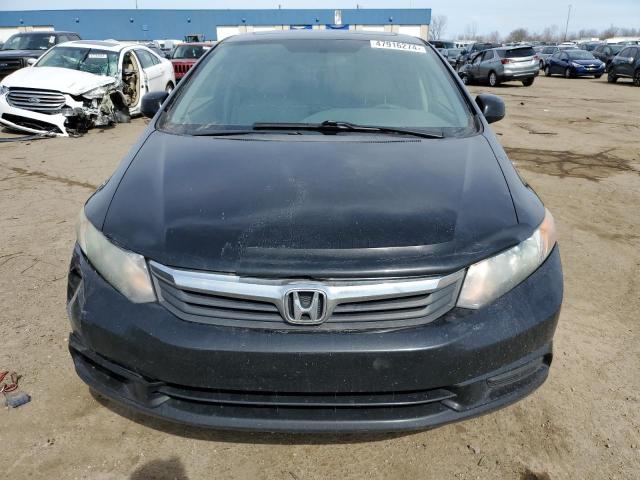 19XFB2F98CE004427 - 2012 HONDA CIVIC EXL შავი ფოტო 5
