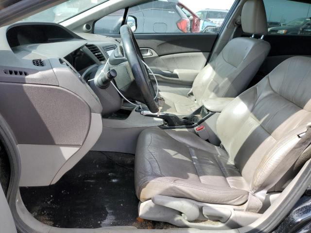 19XFB2F98CE004427 - 2012 HONDA CIVIC EXL შავი ფოტო 7