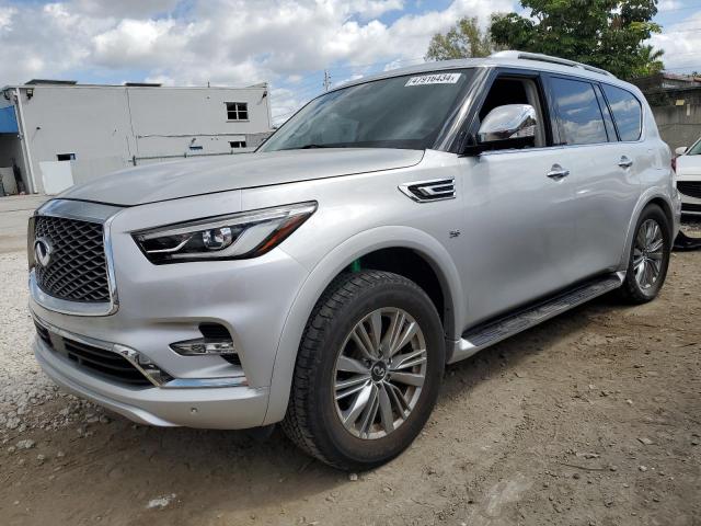 JN8AZ2NE4K9231822 - 2019 INFINITI QX80 LUXE SILVER photo 1