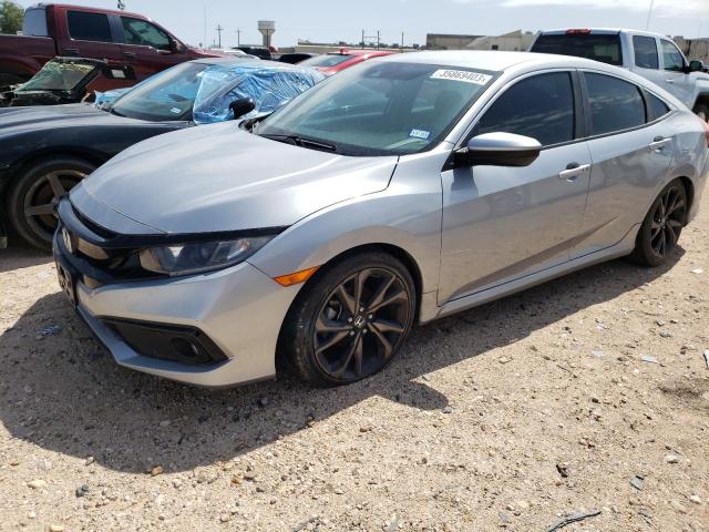 19XFC2F83LE005893 - 2020 HONDA CIVIC SPORT 银色 照片 1