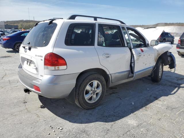 KM8SC73D95U936301 - 2005 HYUNDAI SANTA FE GLS WHITE photo 3