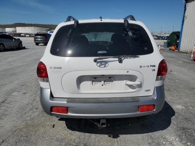 KM8SC73D95U936301 - 2005 HYUNDAI SANTA FE GLS WHITE photo 6