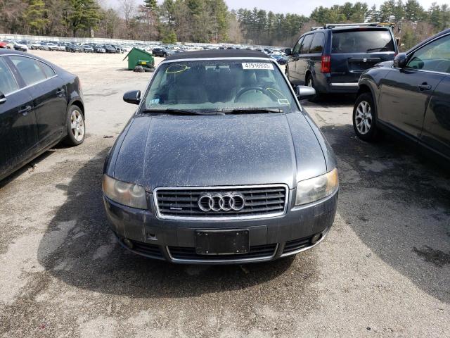 WAUDT48H96K000227 - 2006 AUDI A4 QUATTRO GRAY photo 5