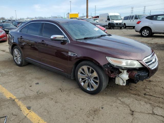 1FAHP2FW5AG109199 - 2010 FORD TAURUS LIMITED BURGUNDY photo 4