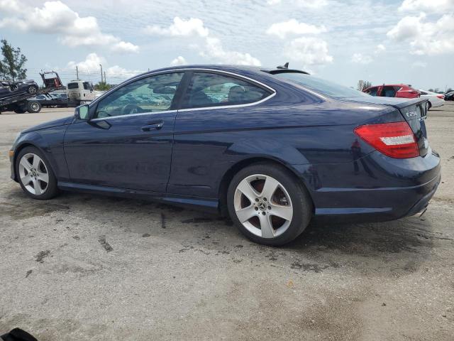 WDDGJ4HB0DG095848 - 2013 MERCEDES-BENZ C 250 BLUE photo 2