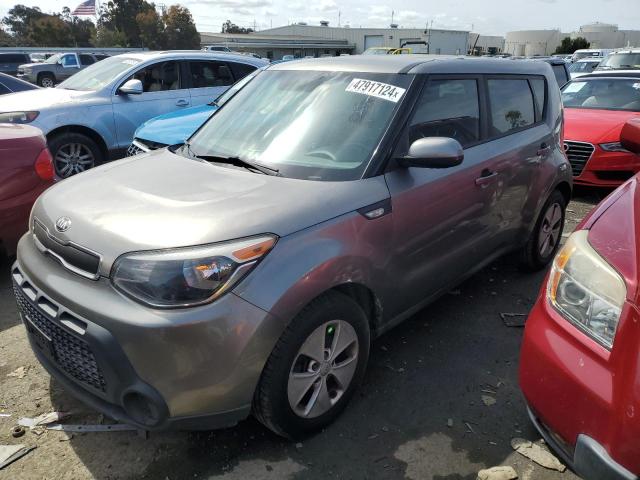 KNDJN2A25E7020096 - 2014 KIA SOUL GRAY photo 1