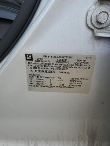 2CTALBEWXA6300677 - 2010 GMC TERRAIN SLE SILVER photo 12