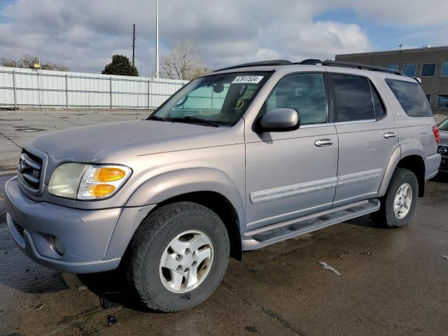 5TDBT48A61S022393 - 2001 TOYOTA SEQUOIA LIMITED GRAY photo 1