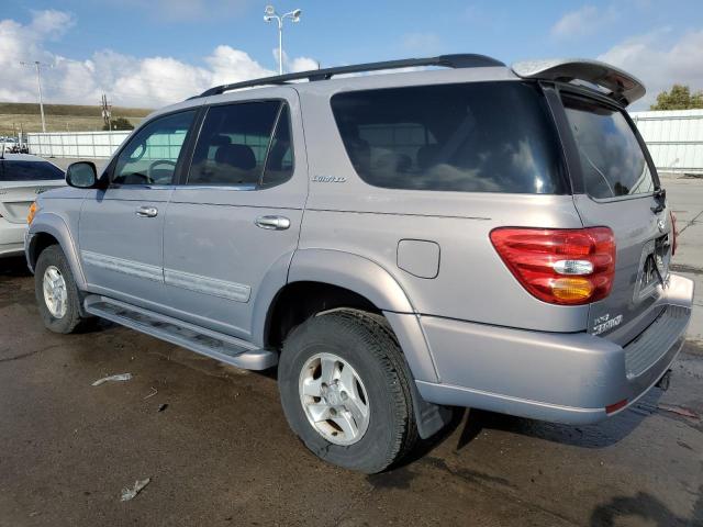 5TDBT48A61S022393 - 2001 TOYOTA SEQUOIA LIMITED GRAY photo 2