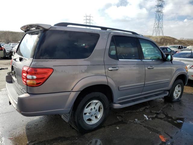 5TDBT48A61S022393 - 2001 TOYOTA SEQUOIA LIMITED GRAY photo 3