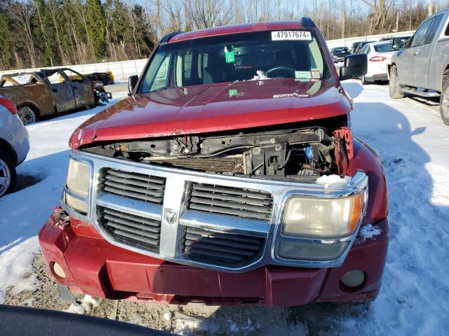 1D8GU58K58W112227 - 2008 DODGE NITRO SLT MAROON photo 5