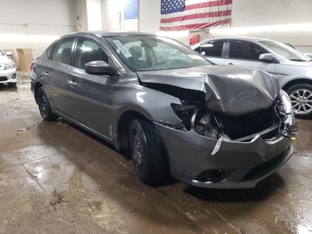 3N1AB7AP3JY340126 - 2018 NISSAN SENTRA S GRAY photo 4