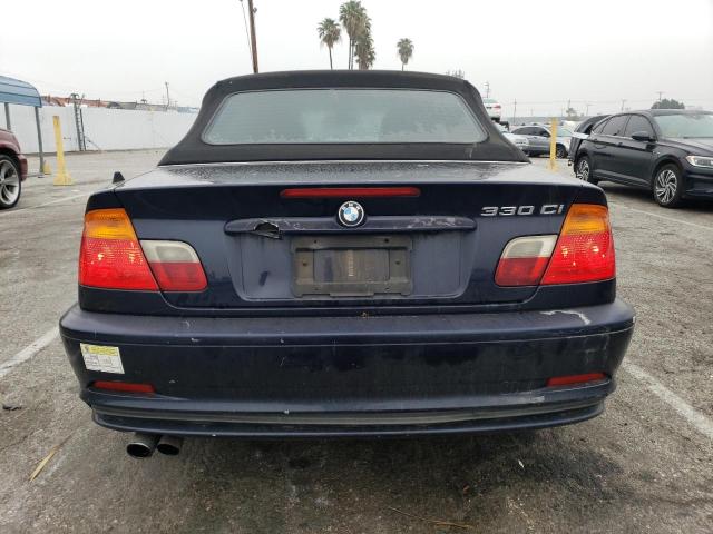 WBABS53463JU97338 - 2003 BMW 330 CI BLUE photo 6