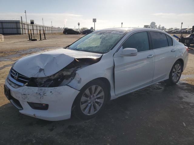 1HGCR2F89EA276885 - 2014 HONDA ACCORD EXL WHITE photo 1