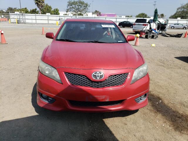 4T1BK3EK9BU615314 - 2011 TOYOTA CAMRY SE RED photo 5