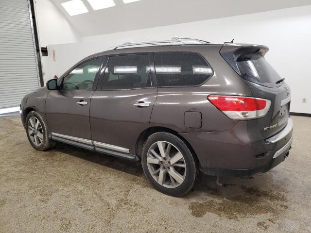 5N1AR2MN1FC696057 - 2015 NISSAN PATHFINDER S BROWN photo 2