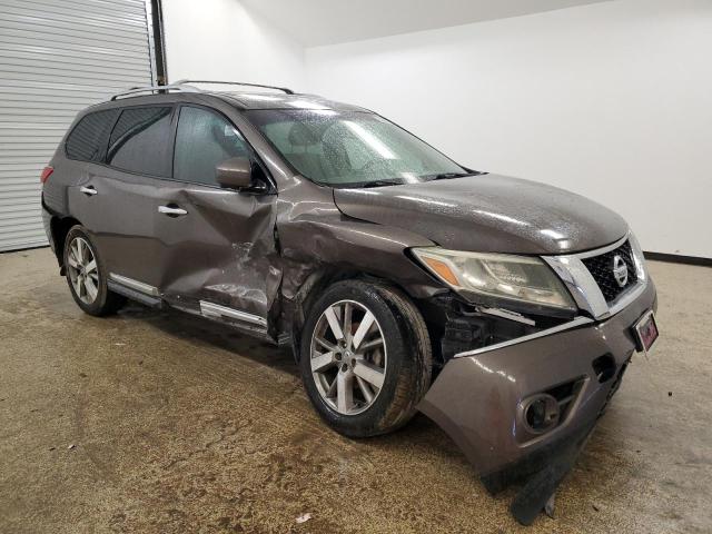 5N1AR2MN1FC696057 - 2015 NISSAN PATHFINDER S BROWN photo 4