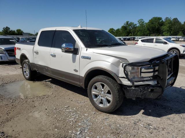 1FTEW1EG3JFA71580 - 2018 FORD F150 SUPERCREW WHITE photo 4