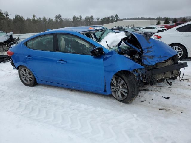 5NPD84LF7HH094166 - 2017 HYUNDAI ELANTRA SE BLUE photo 4