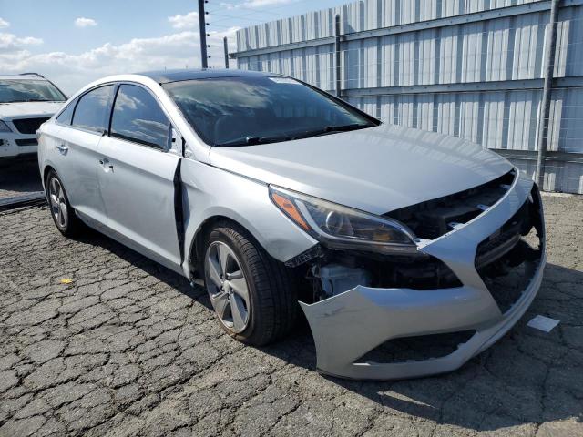 KMHE34L16HA056504 - 2017 HYUNDAI SONATA HYBRID SILVER photo 4