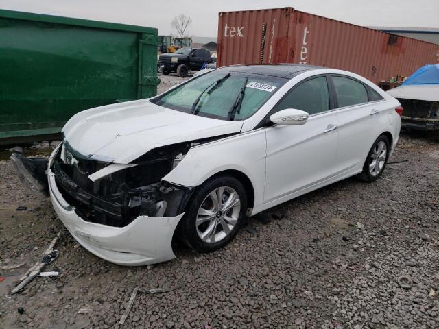 5NPEC4AC2CH410089 - 2012 HYUNDAI SONATA SE WHITE photo 1