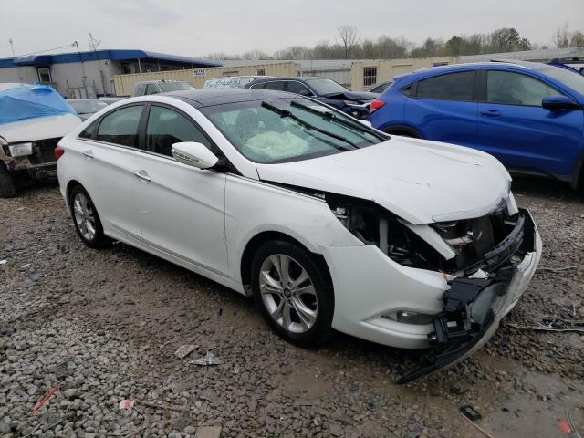 5NPEC4AC2CH410089 - 2012 HYUNDAI SONATA SE WHITE photo 4