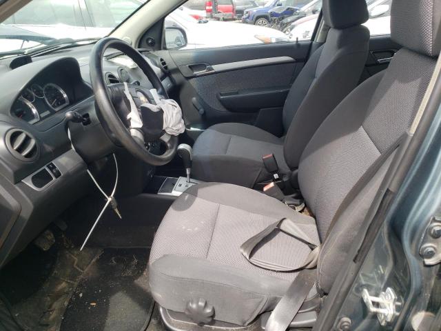 KL1TD5DE2BB140960 - 2011 CHEVROLET AVEO LS მწვანე ფოტო 7
