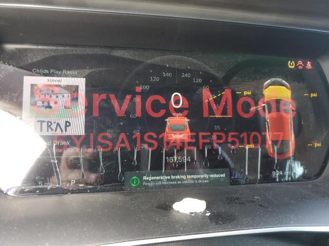 5YJSA1S14EFP51077 - 2014 TESLA MODEL S 红色 照片 9