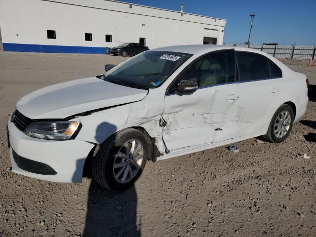 3VWD07AJ5EM268321 - 2014 VOLKSWAGEN JETTA 1.8T SE WHITE photo 1