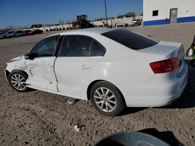 3VWD07AJ5EM268321 - 2014 VOLKSWAGEN JETTA 1.8T SE WHITE photo 2