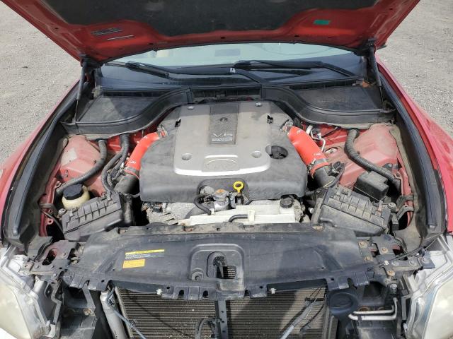 JNKCV61F19M351525 - 2009 INFINITI G37 RED photo 11