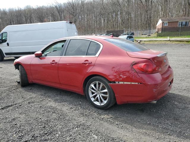 JNKCV61F19M351525 - 2009 INFINITI G37 RED photo 2