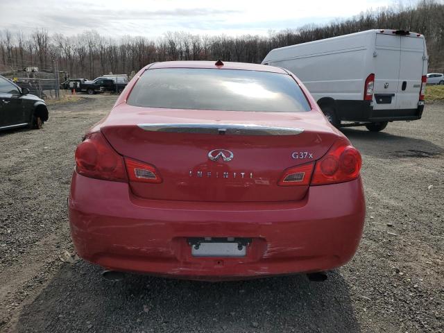 JNKCV61F19M351525 - 2009 INFINITI G37 RED photo 6