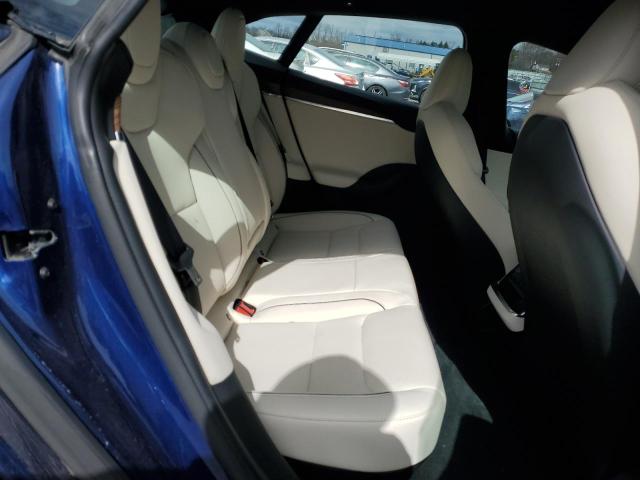 5YJSA1E6XMF455390 - 2021 TESLA MODEL S BLUE photo 10
