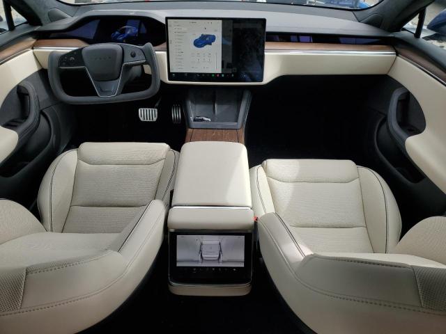 5YJSA1E6XMF455390 - 2021 TESLA MODEL S BLUE photo 8