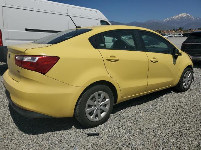 KNADM4A31G6590557 - 2016 KIA RIO LX YELLOW photo 3