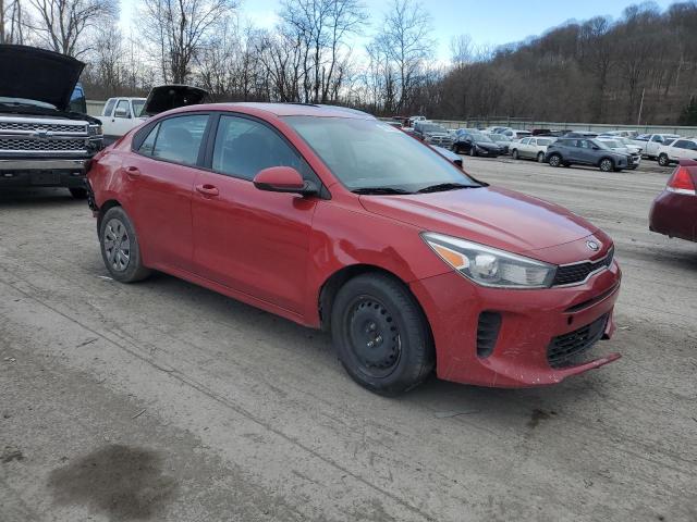 3KPA24AD4LE345650 - 2020 KIA RIO LX RED photo 4