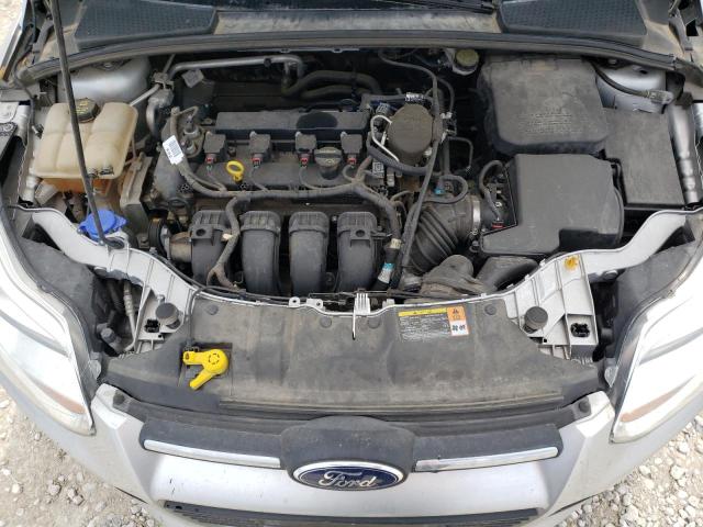 1FADP3F23EL118787 - 2014 FORD FOCUS SE SILVER photo 11