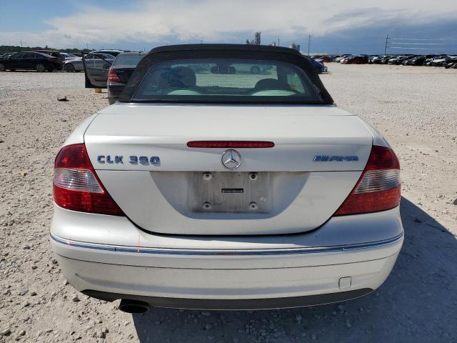 WDBTK56F39T103648 - 2009 MERCEDES-BENZ CLK 350 WHITE photo 6