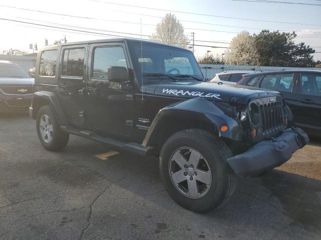 1J4GA59157L169079 - 2007 JEEP WRANGLER SAHARA BLACK photo 4