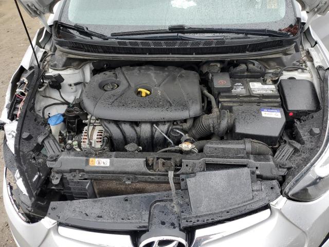 KMHDH4AE7GU490284 - 2016 HYUNDAI ELANTRA SE SILVER photo 11