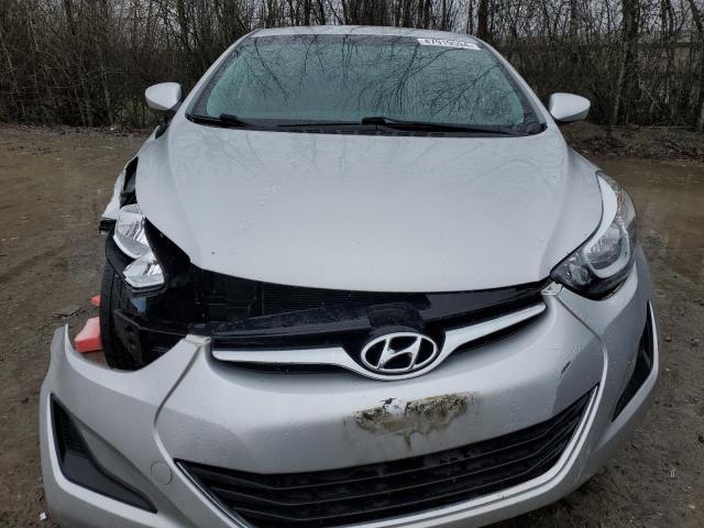 KMHDH4AE7GU490284 - 2016 HYUNDAI ELANTRA SE SILVER photo 5