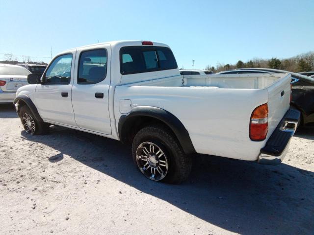 5TEGN92N11Z764468 - 2001 TOYOTA TACOMA DOUBLE CAB PRERUNNER WHITE photo 2
