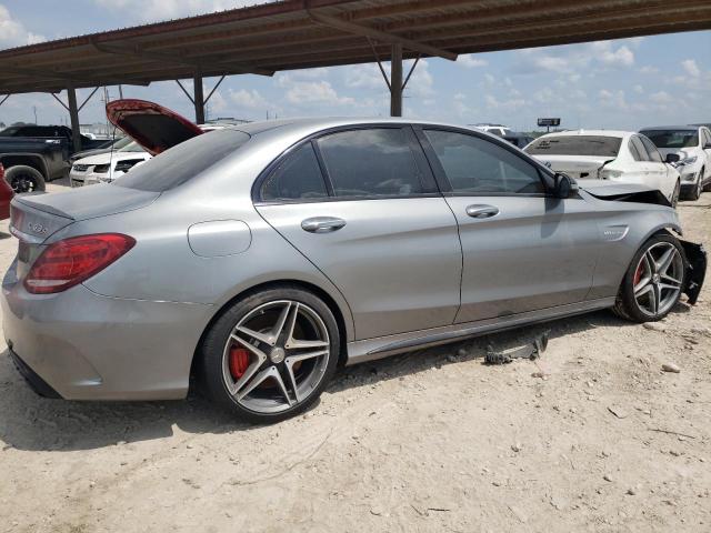 55SWF8HB8GU119518 - 2016 MERCEDES-BENZ C 63 AMG-S GRAY photo 3