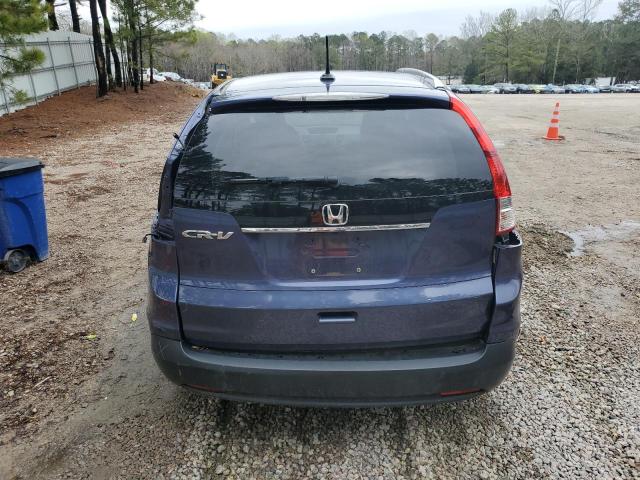 5J6RM3H77CL012433 - 2012 HONDA CR-V EXL BLUE photo 6