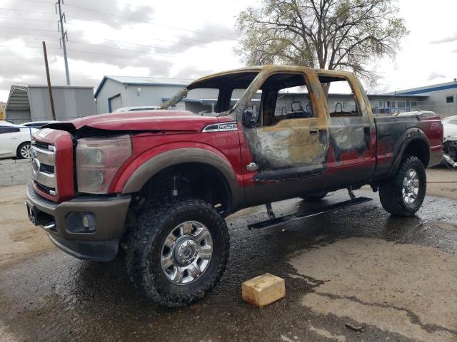 1FT7W2BT7GEB74919 - 2016 FORD F250 SUPER DUTY BURGUNDY photo 1