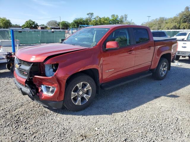 1GCGSDE38G1219280 - 2016 CHEVROLET COLORADO Z71 RED photo 1