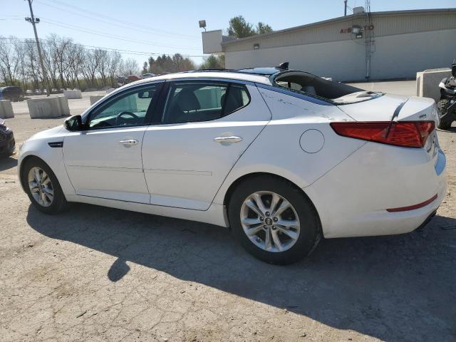 KNAGN4A75B5058515 - 2011 KIA OPTIMA EX WHITE photo 2