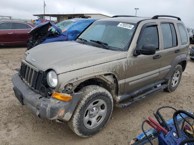 1J4GK48K67W507444 - 2007 JEEP LIBERTY SPORT GOLD photo 1