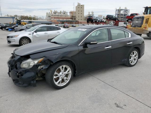 1N4AA5AP1DC813593 - 2013 NISSAN MAXIMA S BLACK photo 1